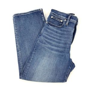 Madewell slim wide leg crop jeans size 28